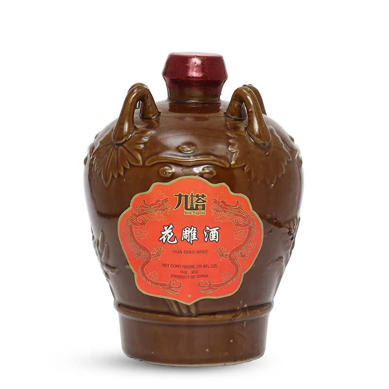 1,5 l Shaoxing Hua Diao Wein im Glas