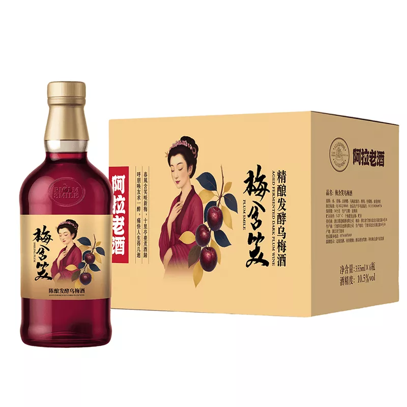 355 ml dunkler Pflaumenwein